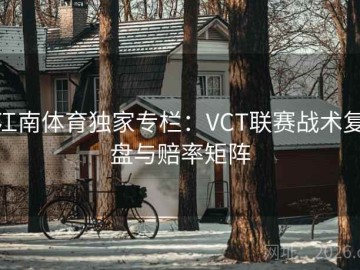 江南体育独家专栏：VCT联赛战术复盘与赔率矩阵