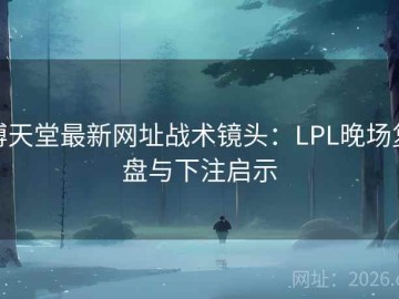 博天堂最新网址战术镜头：LPL晚场复盘与下注启示