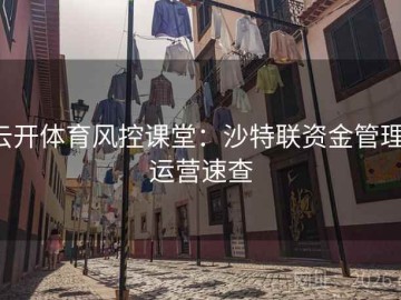 云开体育风控课堂：沙特联资金管理·运营速查